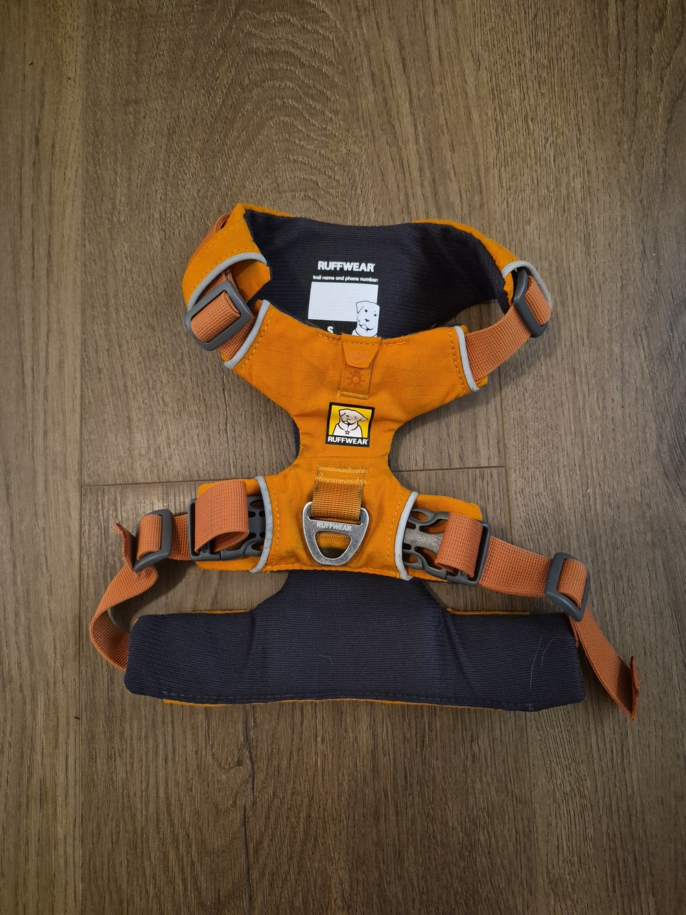 RuffWear Orange and Black No-Pull Dog Harness